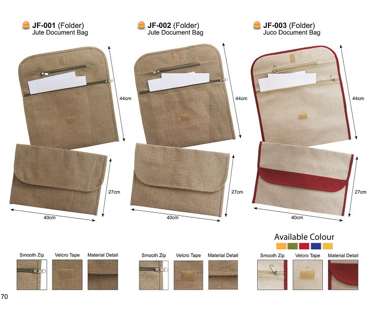 JUTE DOCUMENT FOLDER