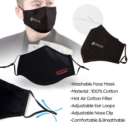 SHIELD 3 Layer Cotton Face Mask